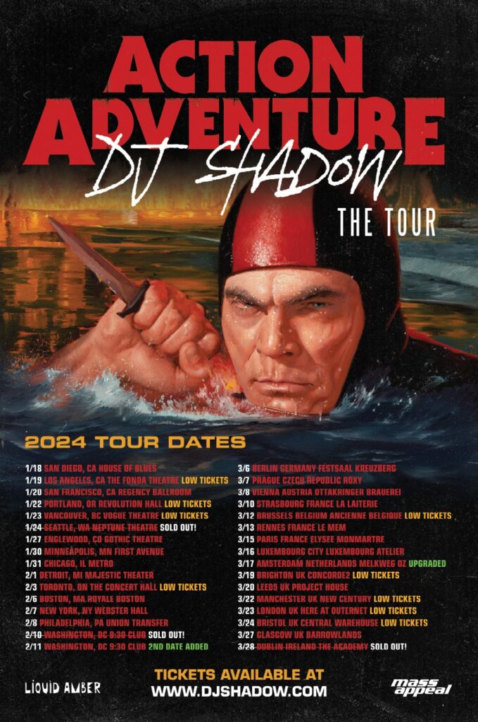 DJ Shadow tour poster