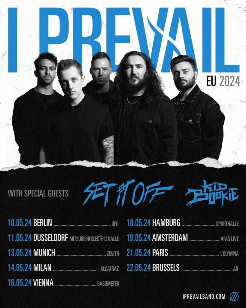 i prevail tour europe