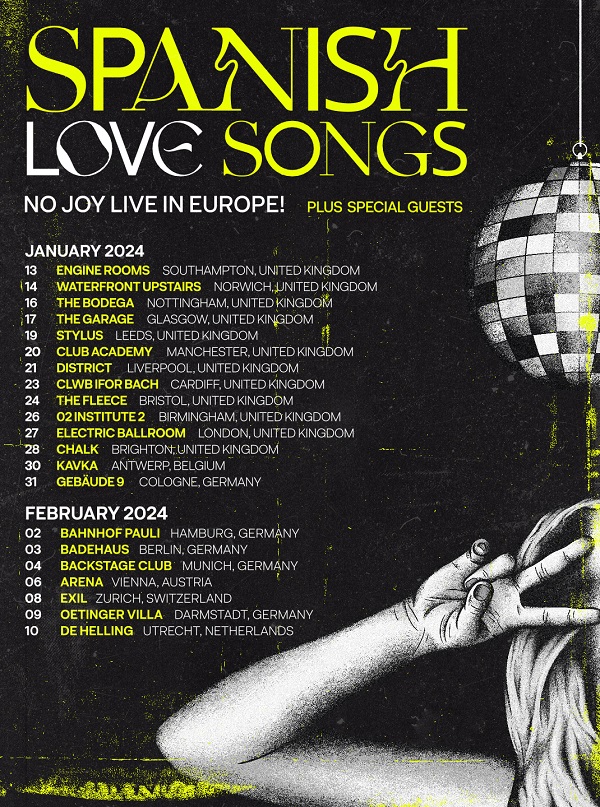 Spanish Love Songs European headline tour 2024