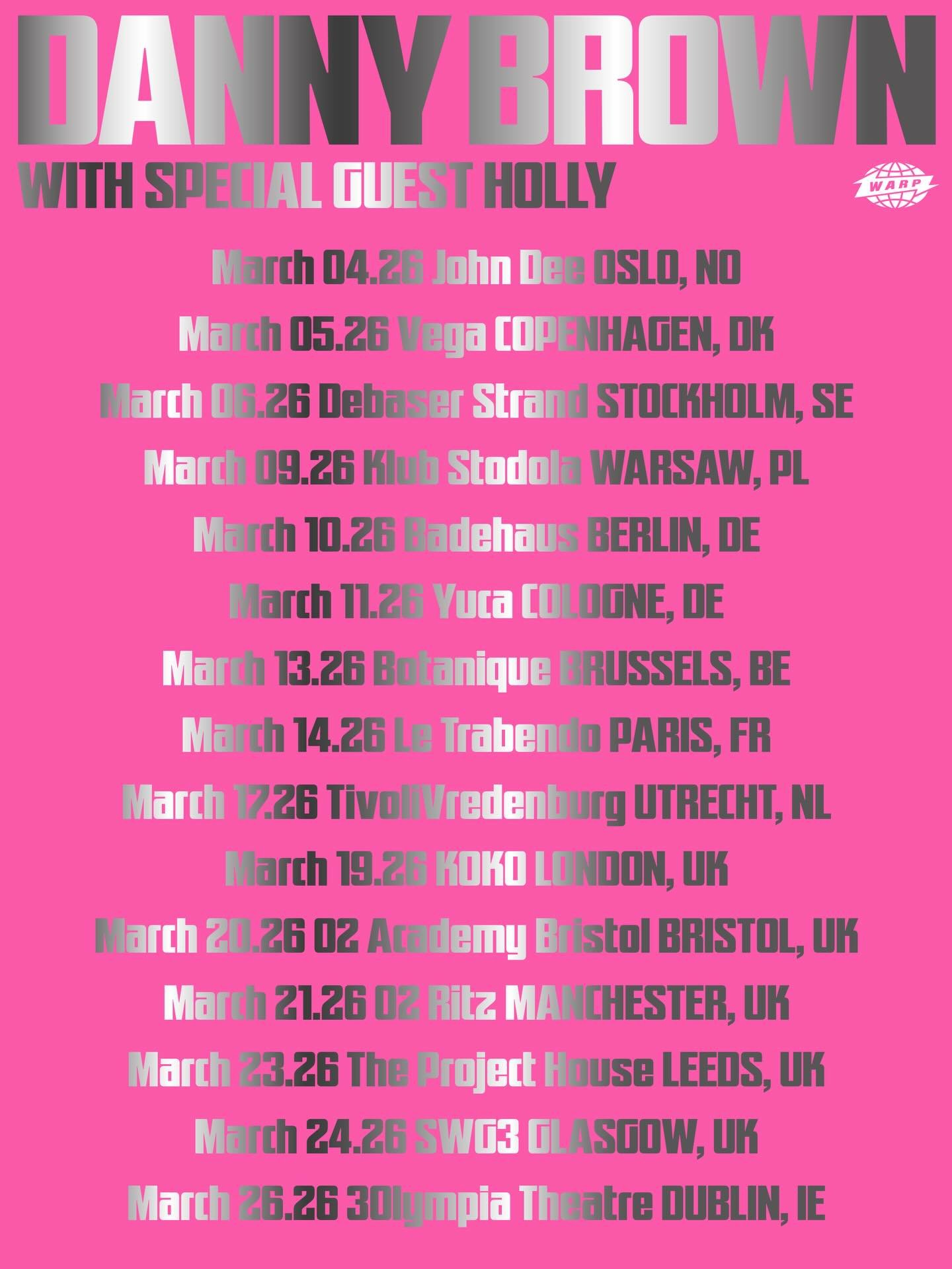 Danny Brown - poster - 13032026