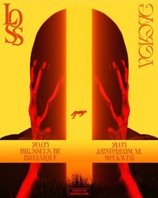 Gaerea Exclusive Poster for their new album Loss release party in Brussels (Botanique)